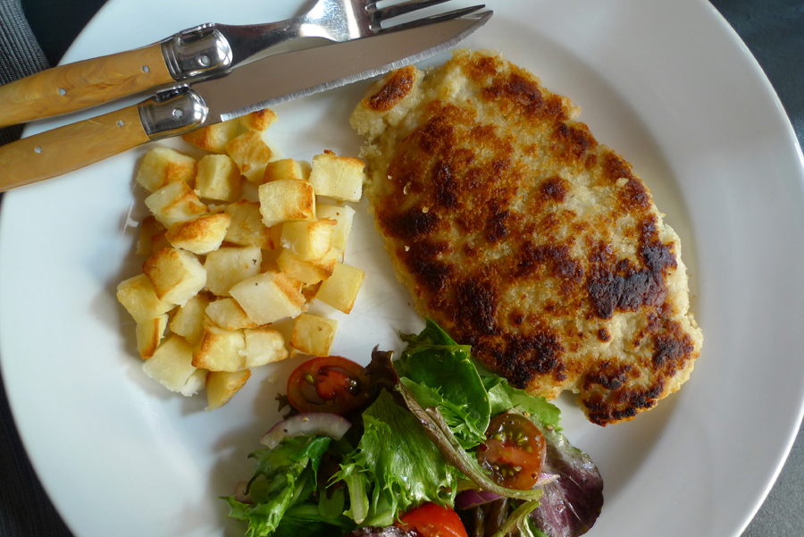 Pork Schnitzel & Oven Roasted Potatoes