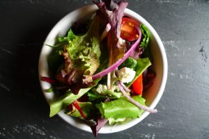 Valentine's Bistro Salad, Bread & Butter