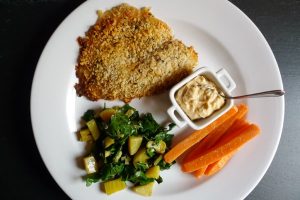 Panko Tilapia with Hawaiian Butter Sauce