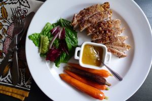 Pecan Crusted Orange Chicken
