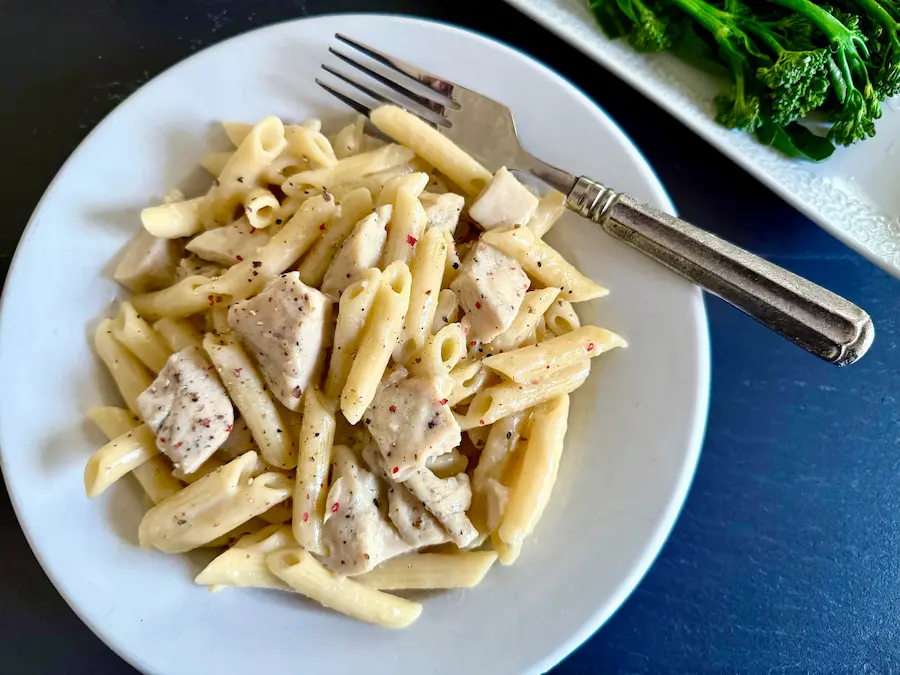 Penne Chicken with Marsala Alfredo Sauce